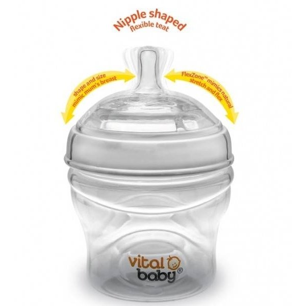 Biberon Vital Baby Breast-like - 240ml x2, 0 luni+